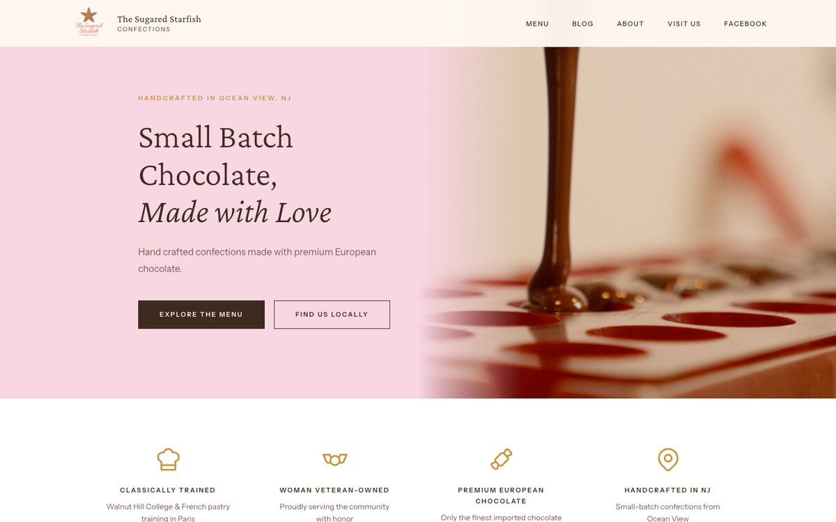The Sugared Starfish website